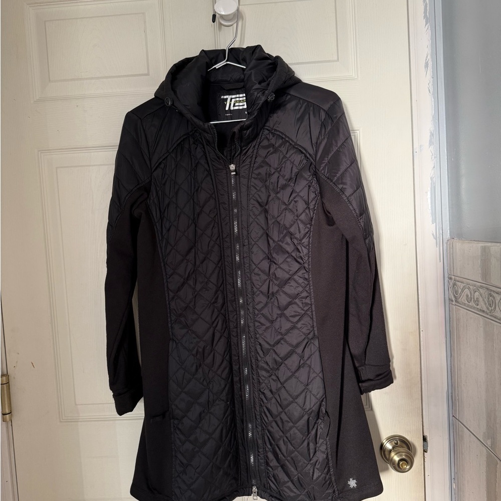 Tek Gear Women's Black Quilted Ski Jacket
